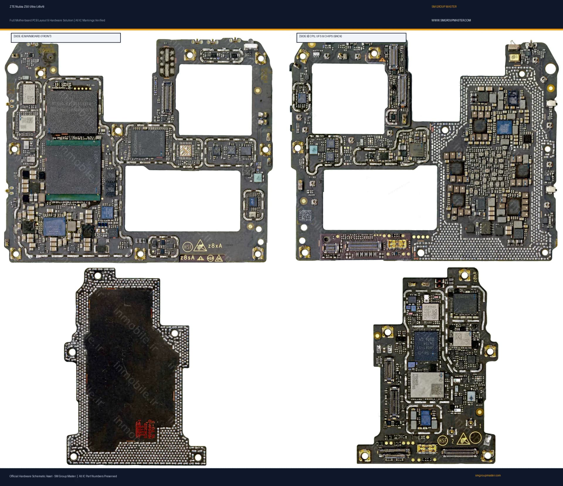 Preview image for ZTE Nubia Z50 Ultra (z8xA) Hardware Solution & Motherboard Layout