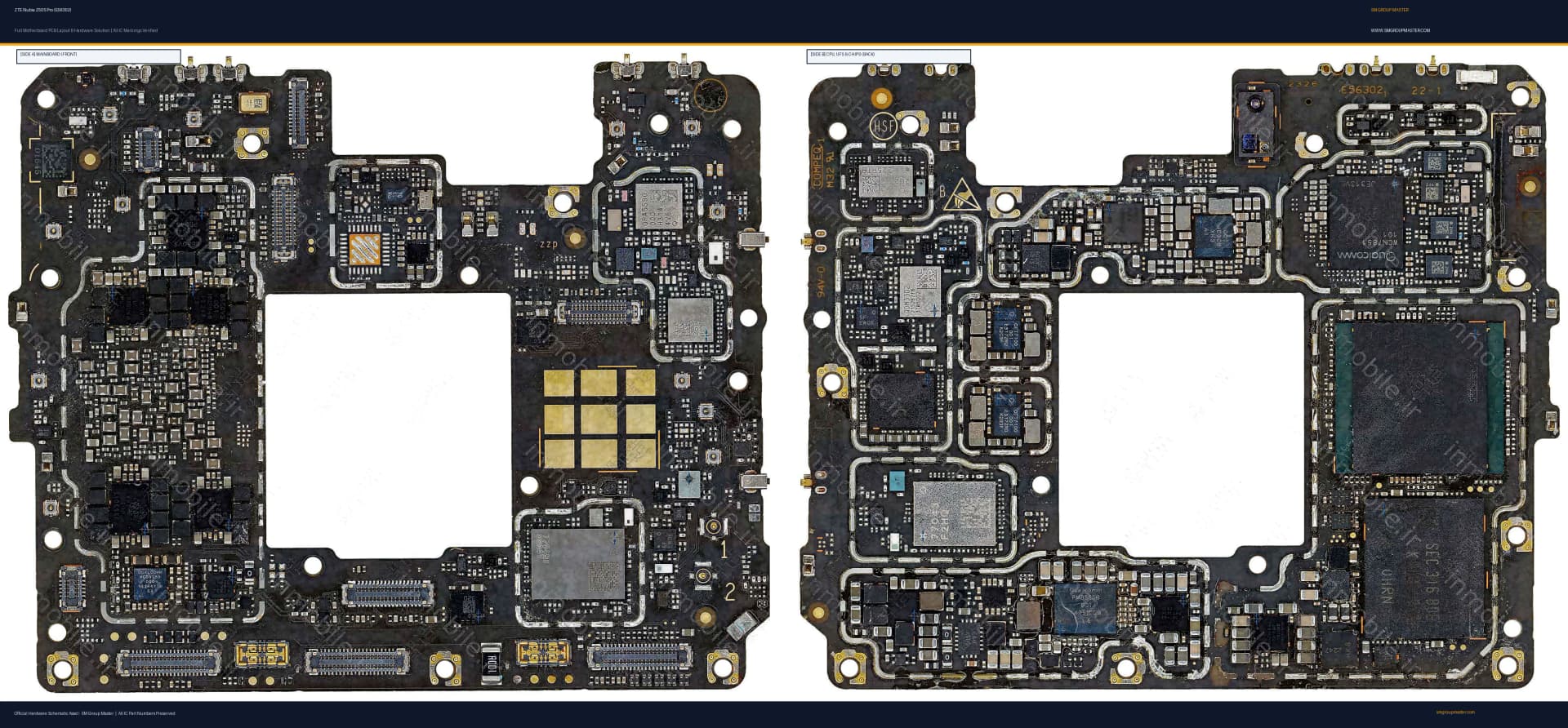 Preview image for ZTE Nubia Z50S Pro (E56302) Hardware Solution & Motherboard Layout