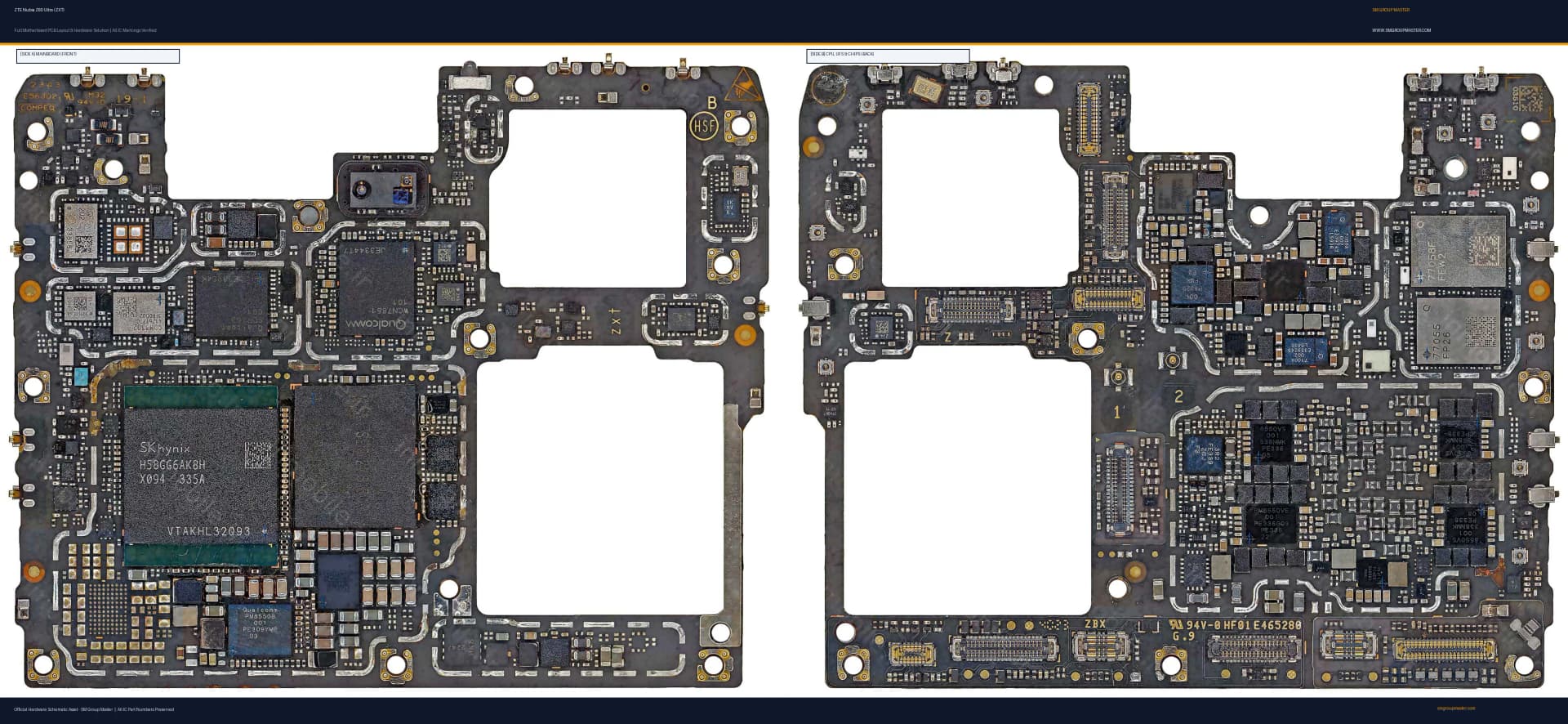 Preview image for ZTE Nubia Z60 Ultra (ZXT) Hardware Solution & Motherboard Layout