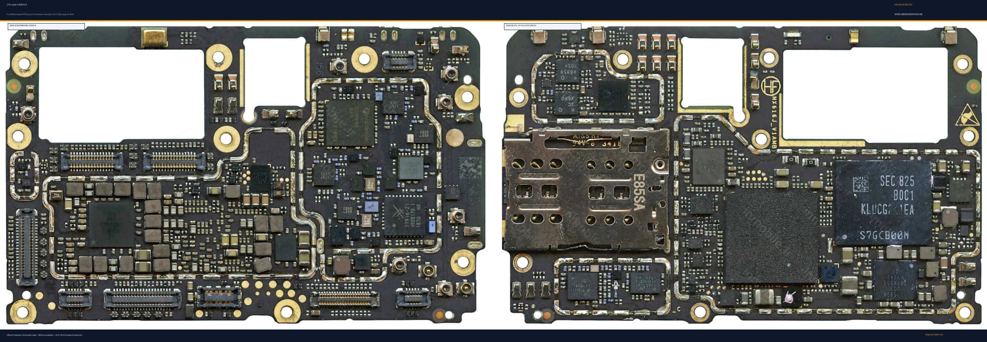 Preview image for ZTE nubia X (NX616J) Hardware Solution & Motherboard Layout