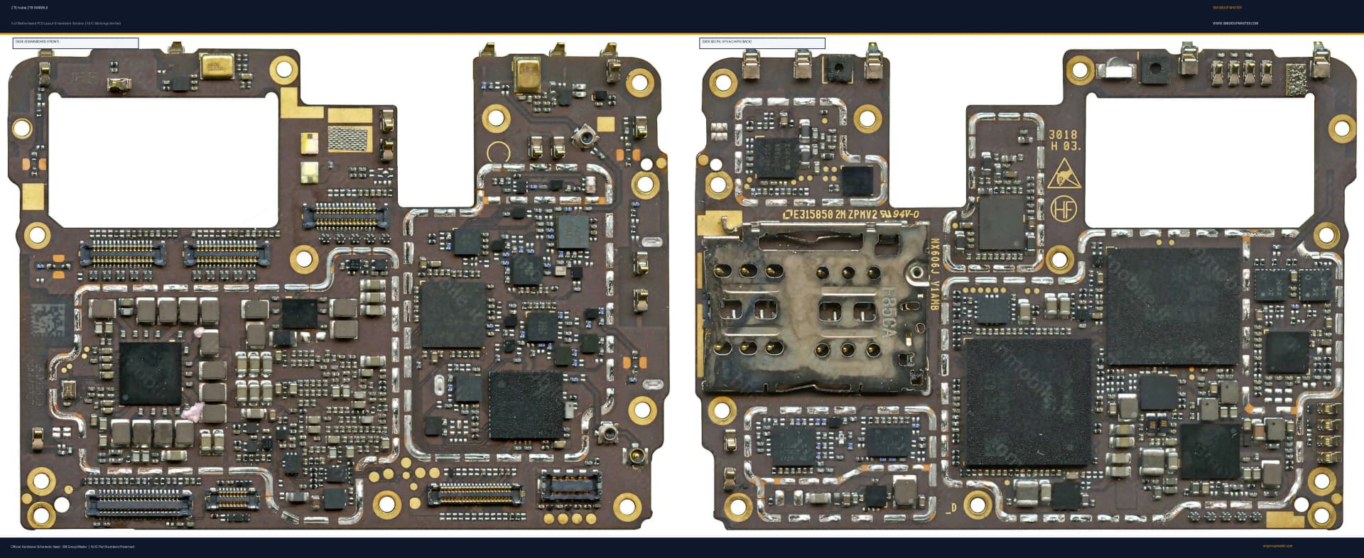 Preview image for ZTE nubia Z18 (NX606J) Hardware Solution & Motherboard Layout