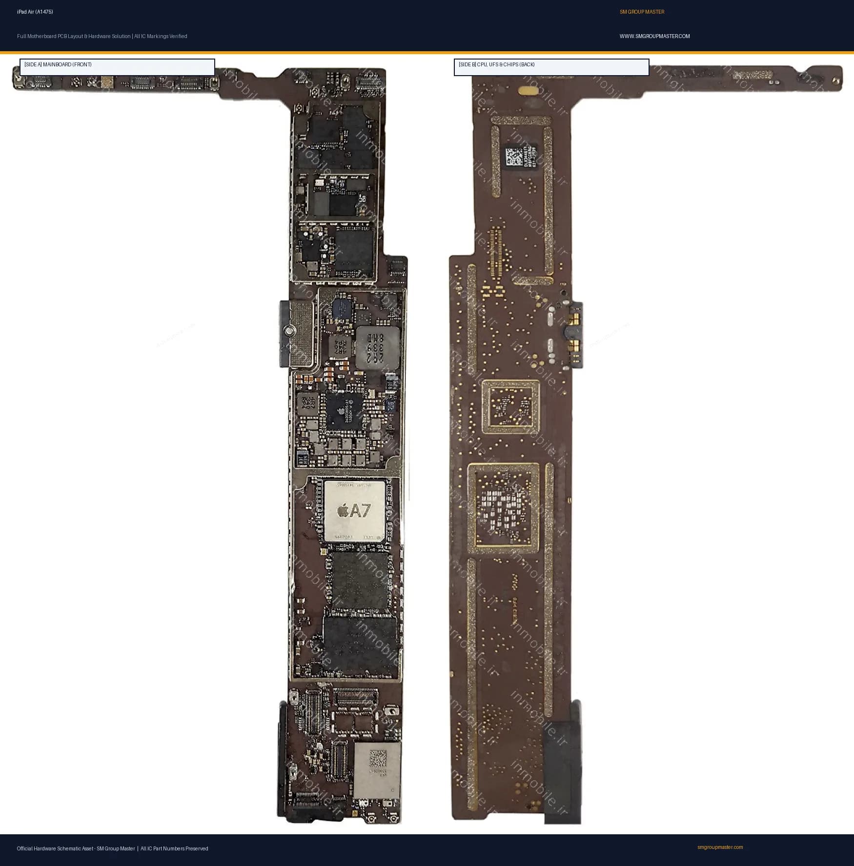 Preview image for iPad Air (A1475) Hardware Solution & Motherboard Layout