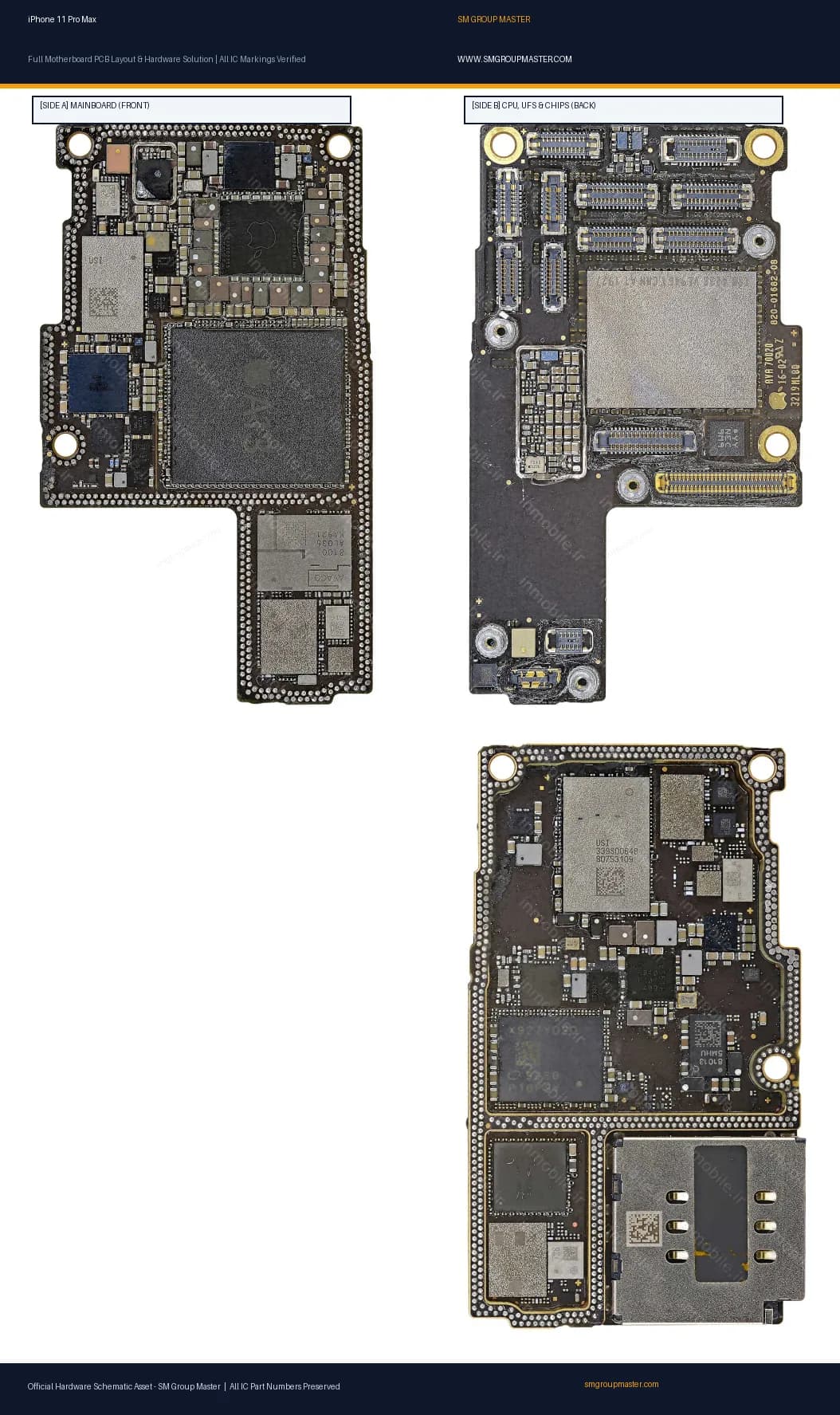Preview image for iPhone 11 Pro Max Hardware Solution & Motherboard Layout