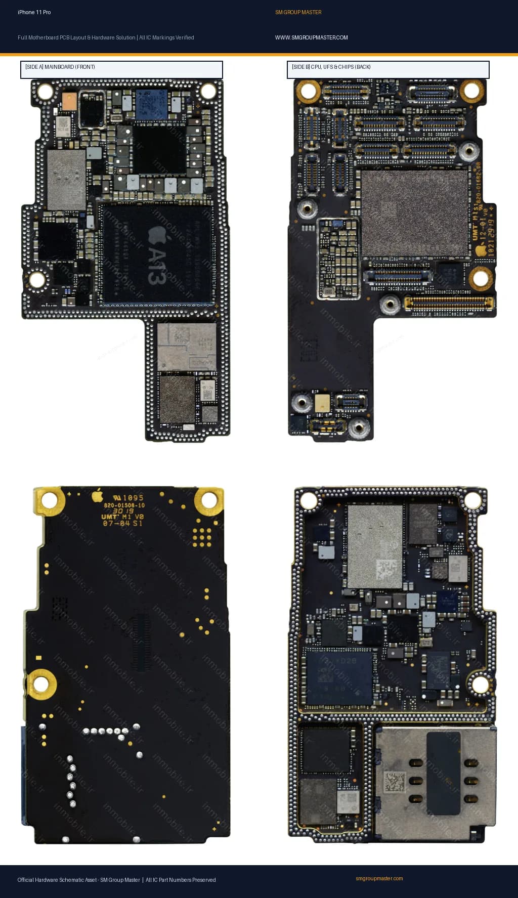 Preview image for iPhone 11 Pro Hardware Solution & Motherboard Layout