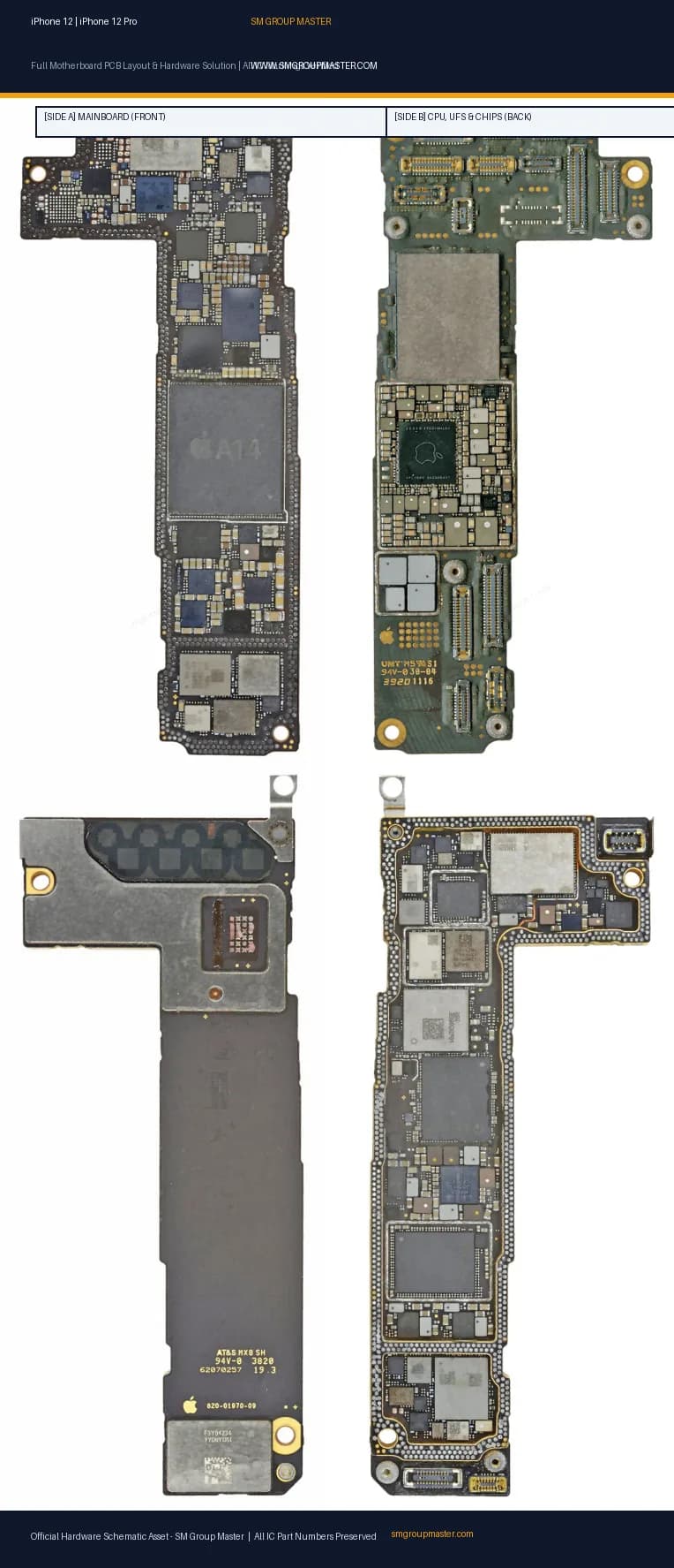 Preview image for iPhone 12 | iPhone 12 Pro Hardware Solution & Motherboard Layout
