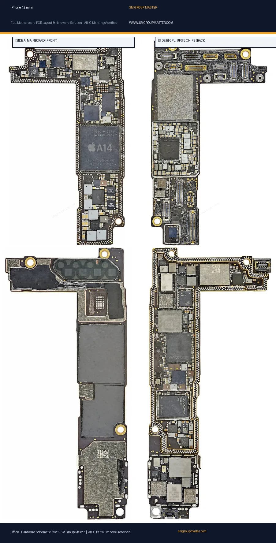 Preview image for iPhone 12 mini Hardware Solution & Motherboard Layout