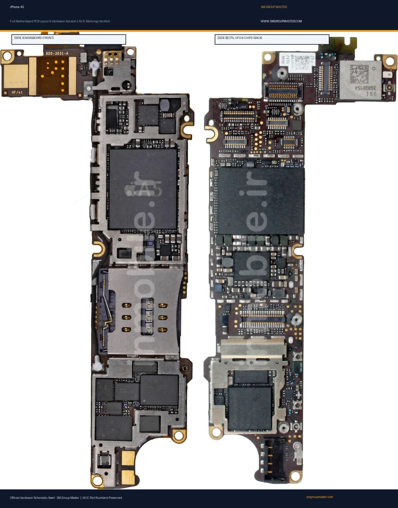 Preview image for iPhone 4S Hardware Solution & Motherboard Layout