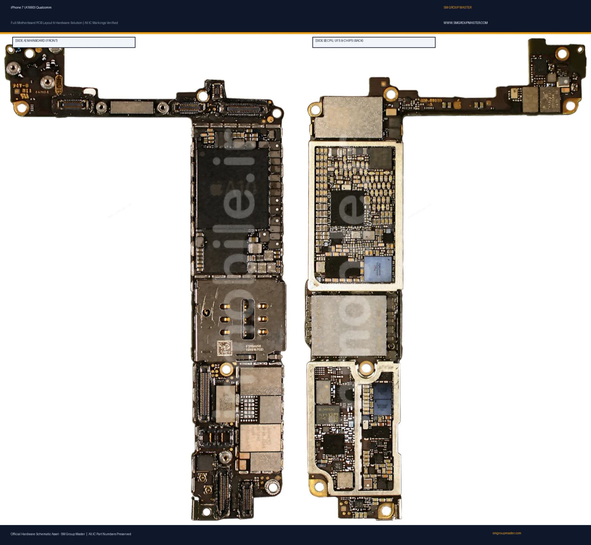 Preview image for iPhone 7 (A1660) Qualcomm Hardware Solution & Motherboard Layout