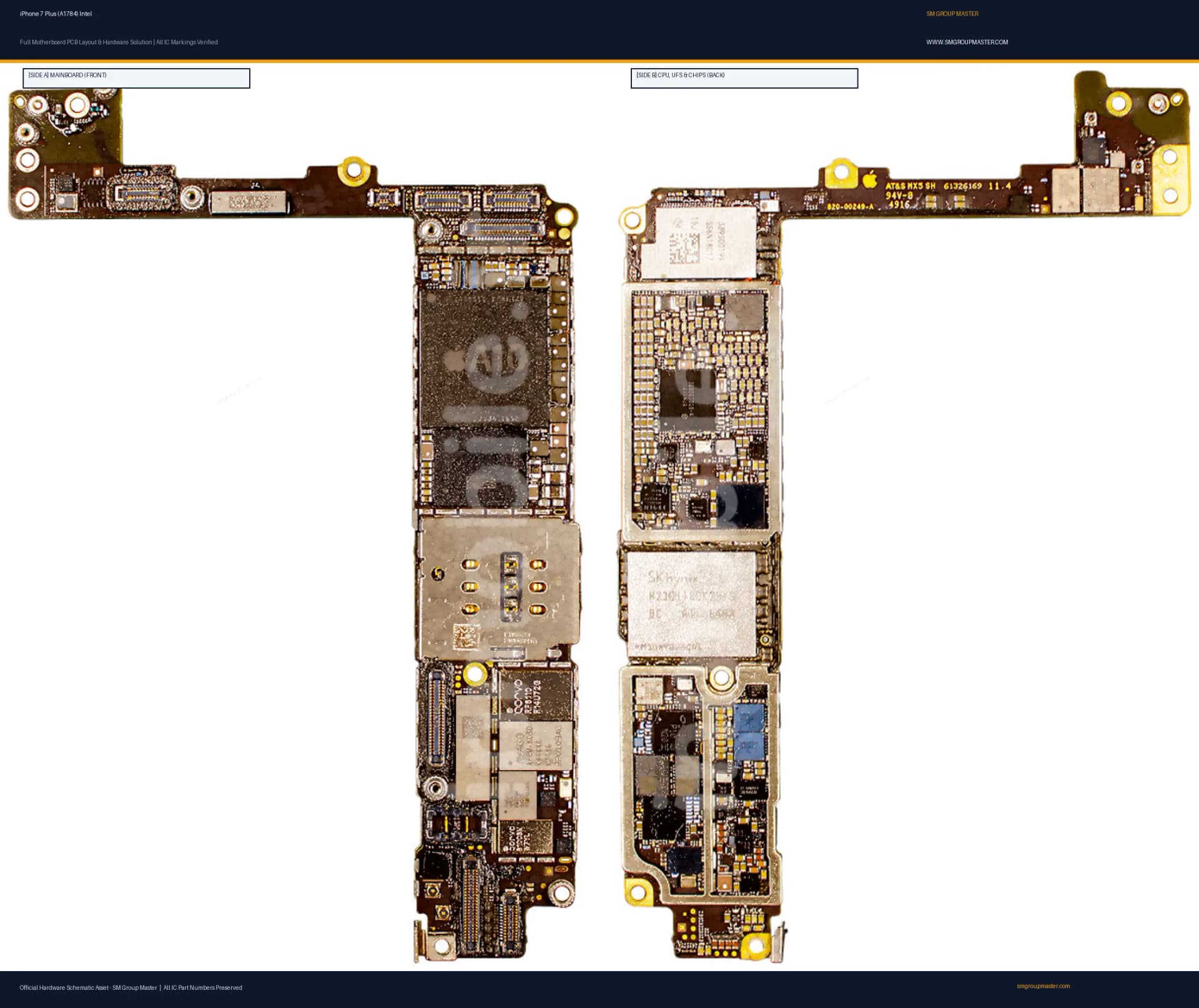 Preview image for iPhone 7 Plus (A1784) Intel Hardware Solution & Motherboard Layout