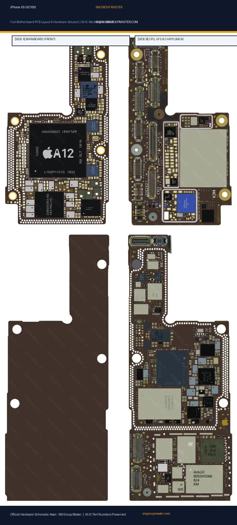 Preview image for iPhone XS (A2100) Hardware Solution & Motherboard Layout