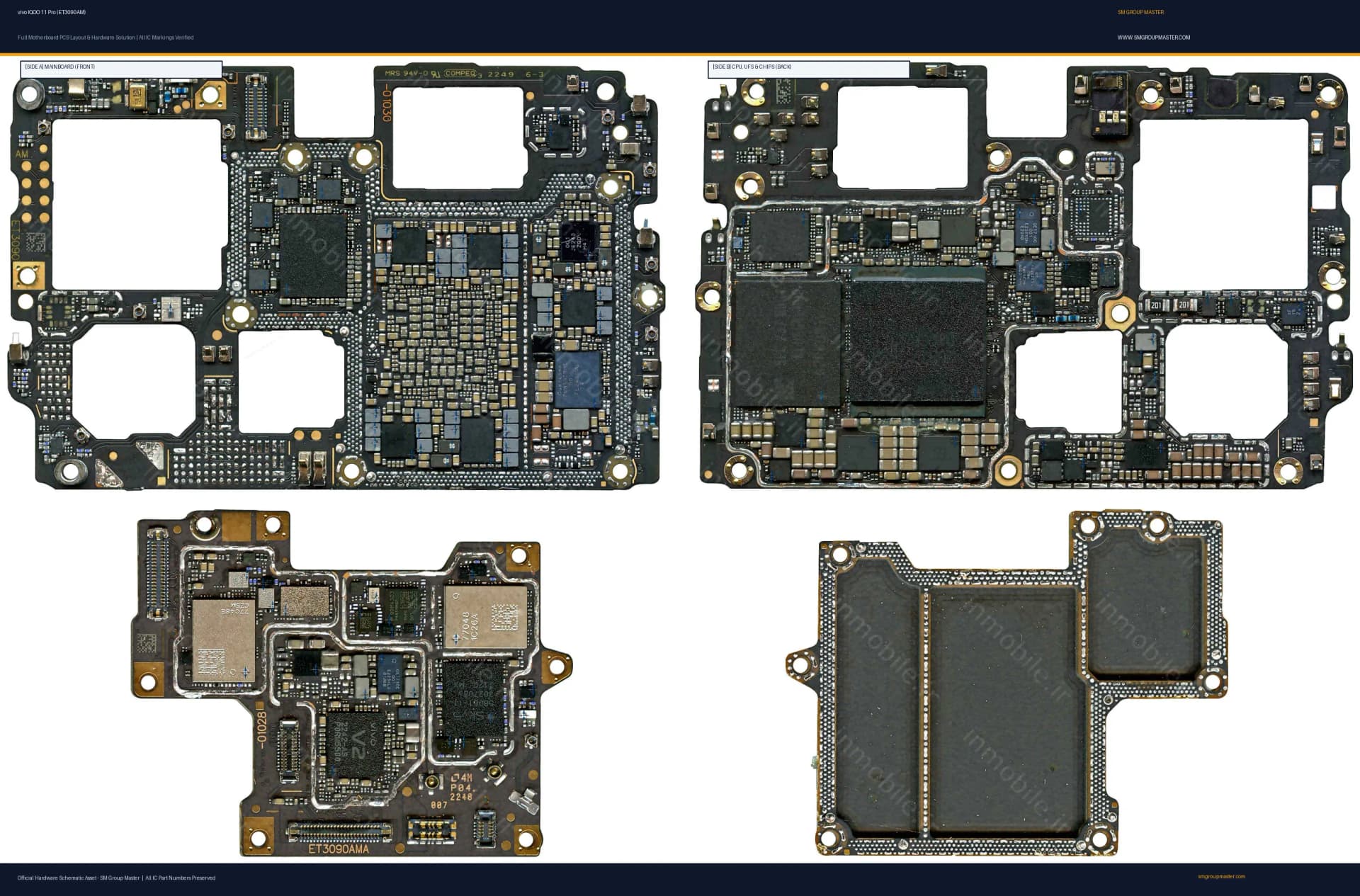 Preview image for vivo IQOO 11 Pro (ET3090AM) Hardware Solution & Motherboard Layout