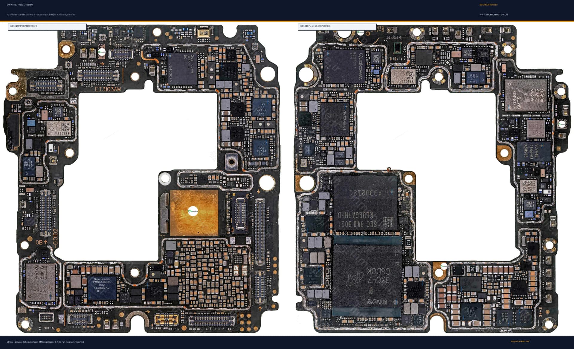 Preview image for vivo X Fold3 Pro (ET3103AM) Hardware Solution & Motherboard Layout