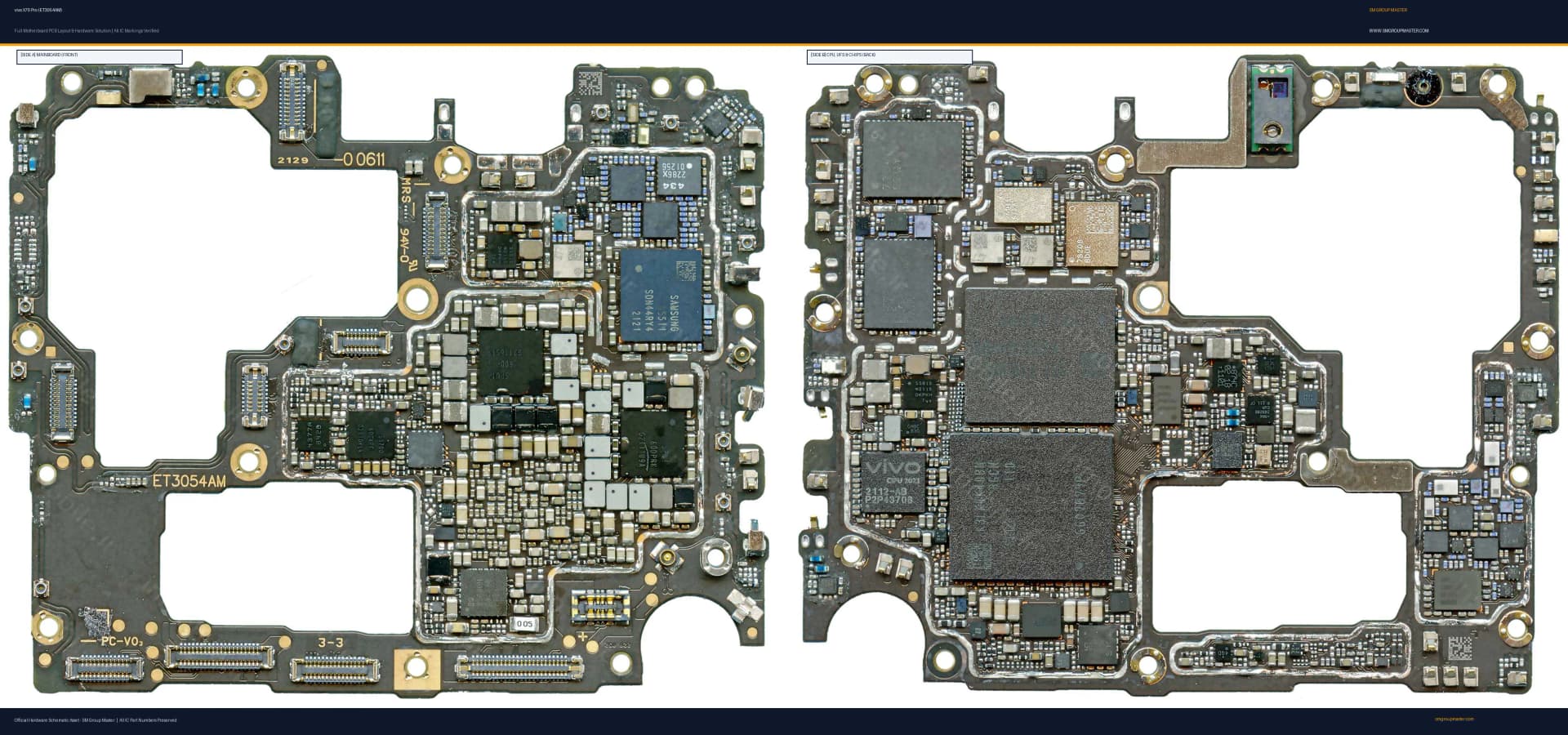 Preview image for vivo X70 Pro (ET3054AM) Hardware Solution & Motherboard Layout