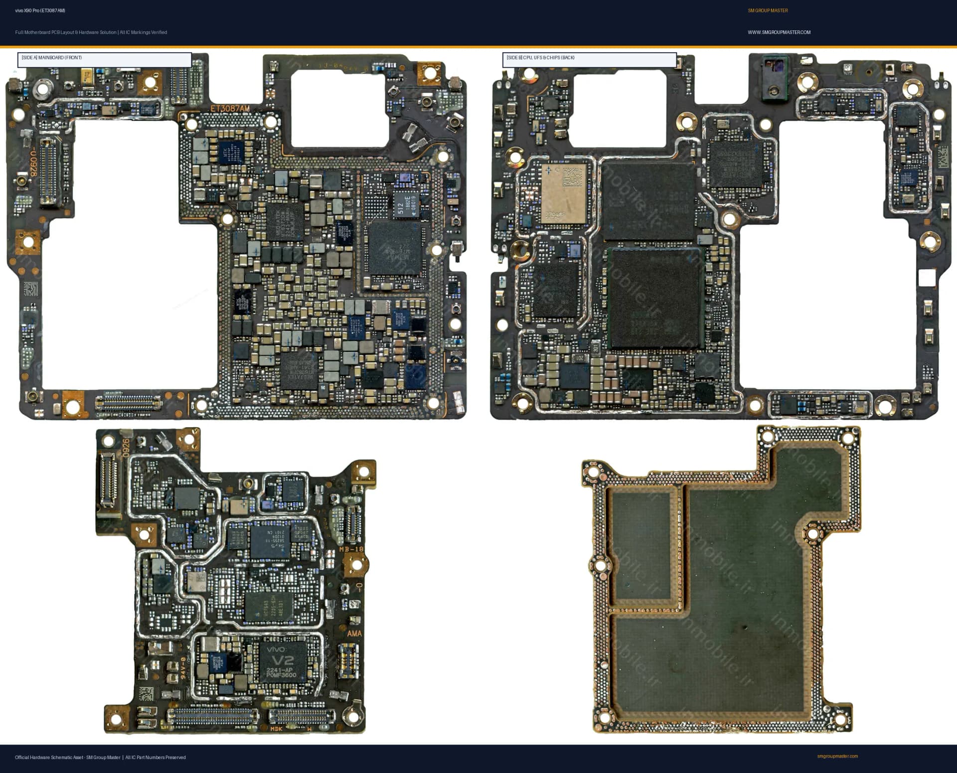 Preview image for vivo X90 Pro (ET3087AM) Hardware Solution & Motherboard Layout