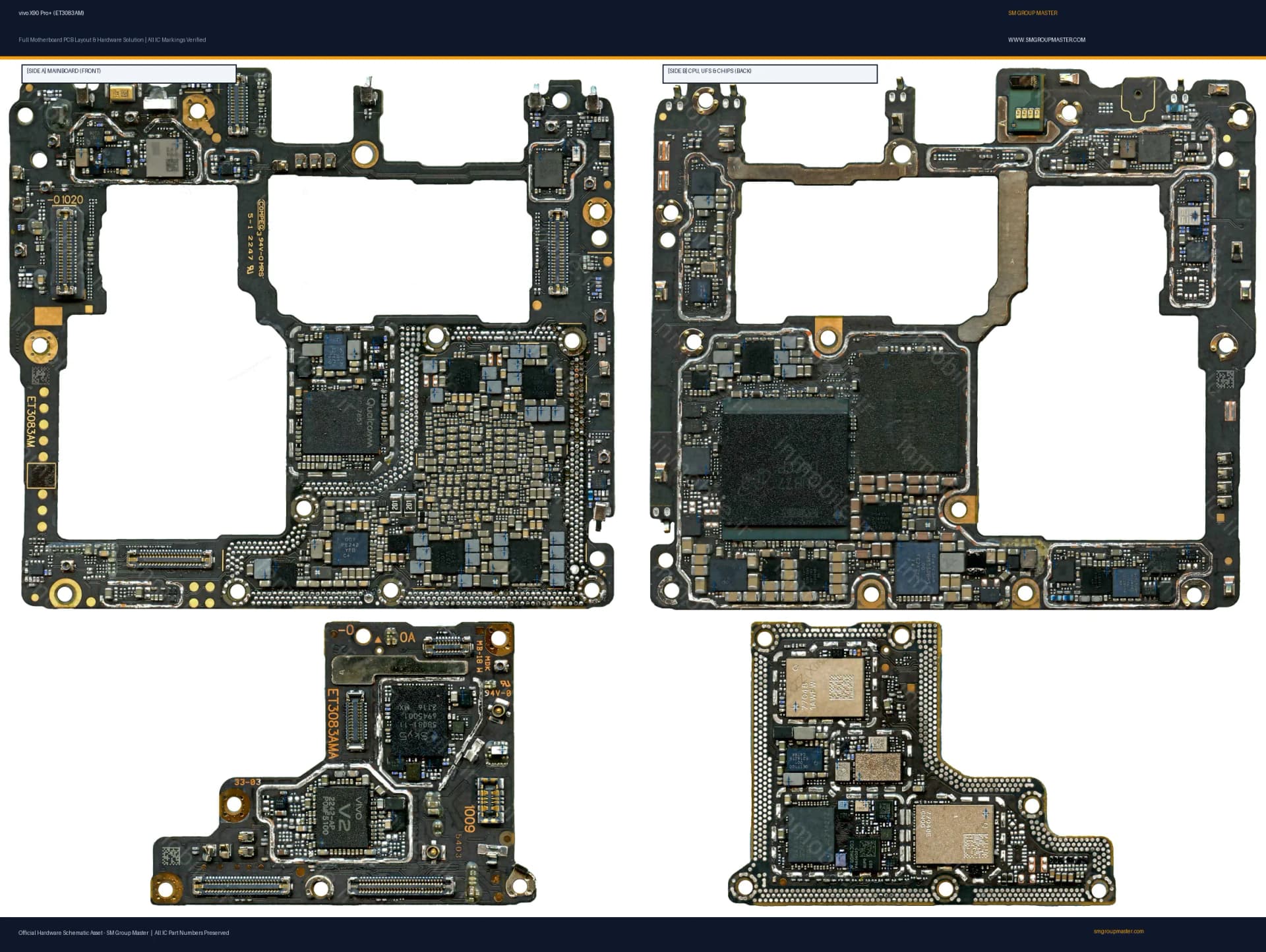 Preview image for vivo X90 Pro+ (ET3083AM) Hardware Solution & Motherboard Layout