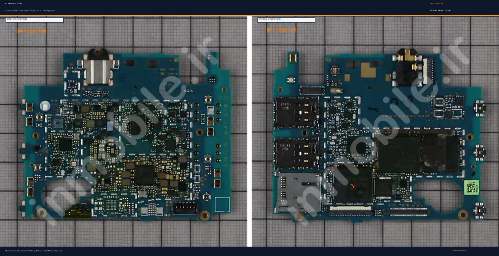Preview image for HTC Desire 820 Dual SIM Hardware Solution & Motherboard Layout