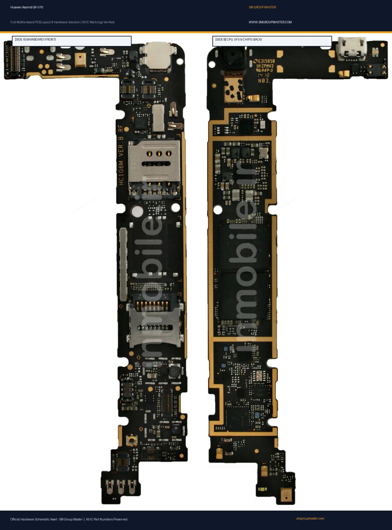 Preview image for Huawei Ascend G6-U10 Hardware Solution & Motherboard Layout