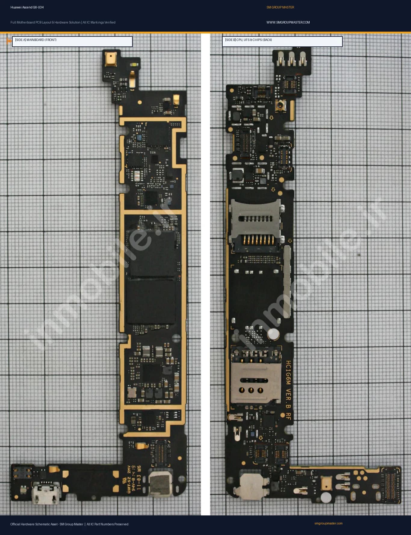 Preview image for Huawei Ascend G6-U34 Hardware Solution & Motherboard Layout