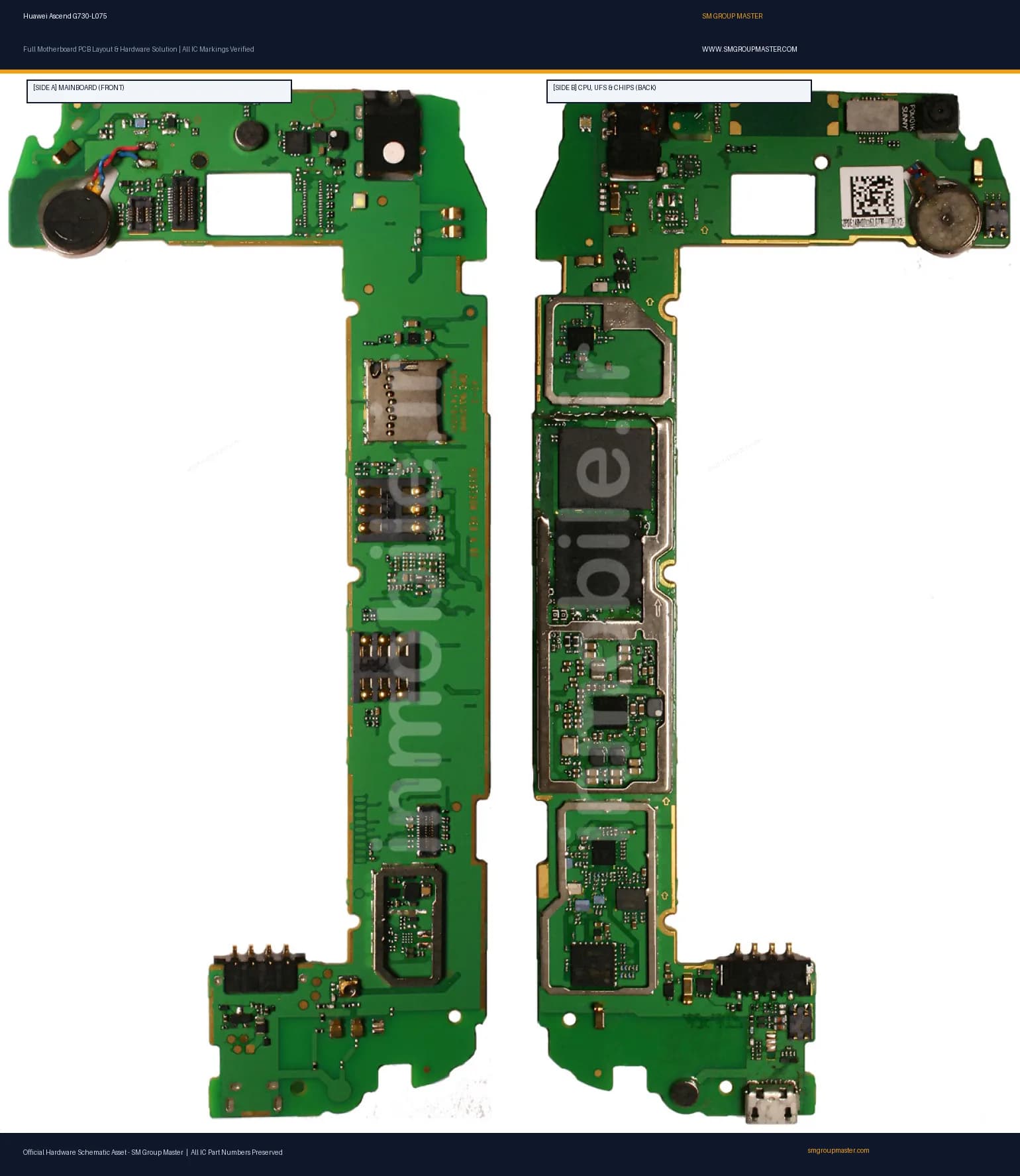 Preview image for Huawei Ascend G730-L075 Hardware Solution & Motherboard Layout