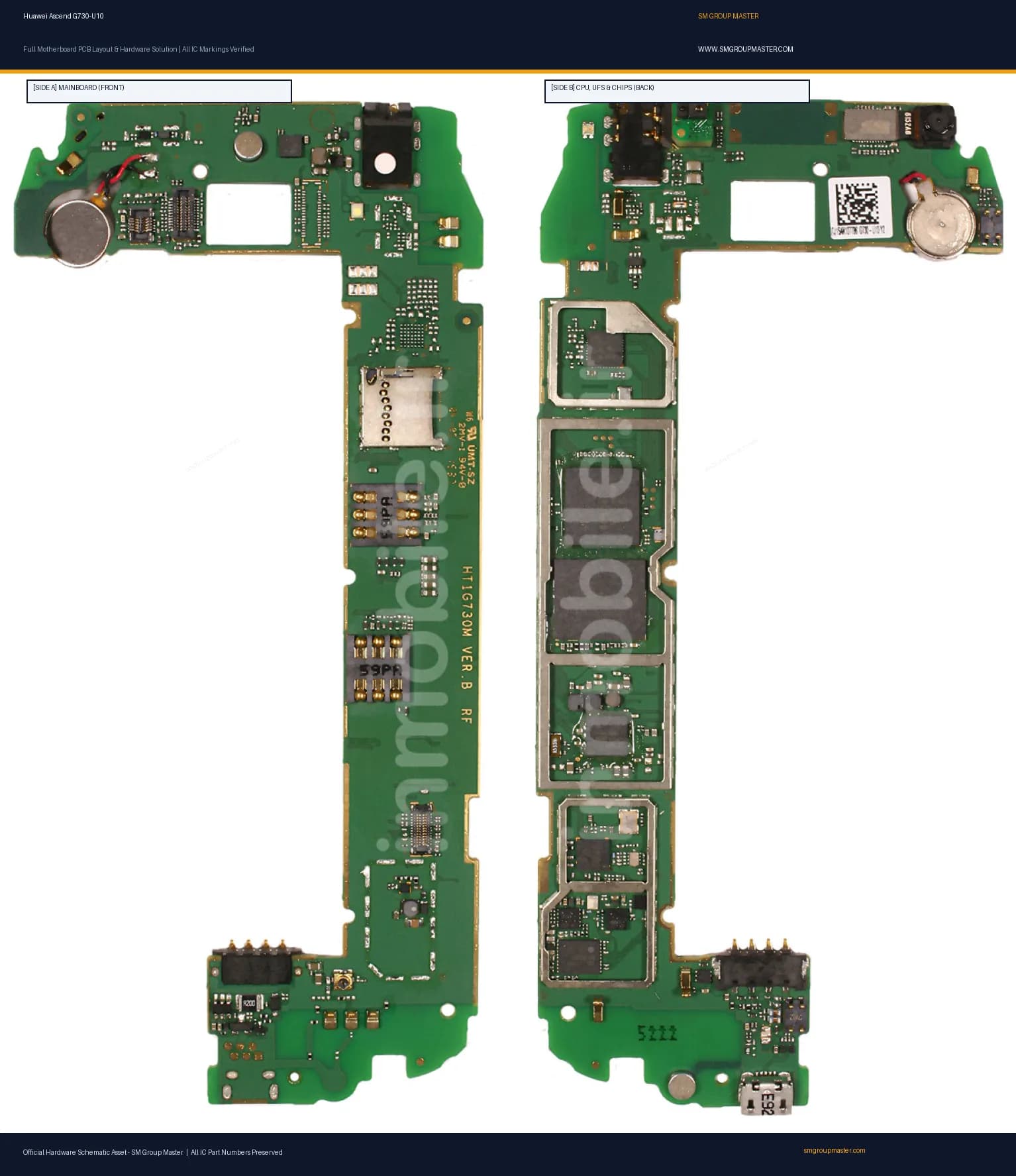 Preview image for Huawei Ascend G730-U10 Hardware Solution & Motherboard Layout