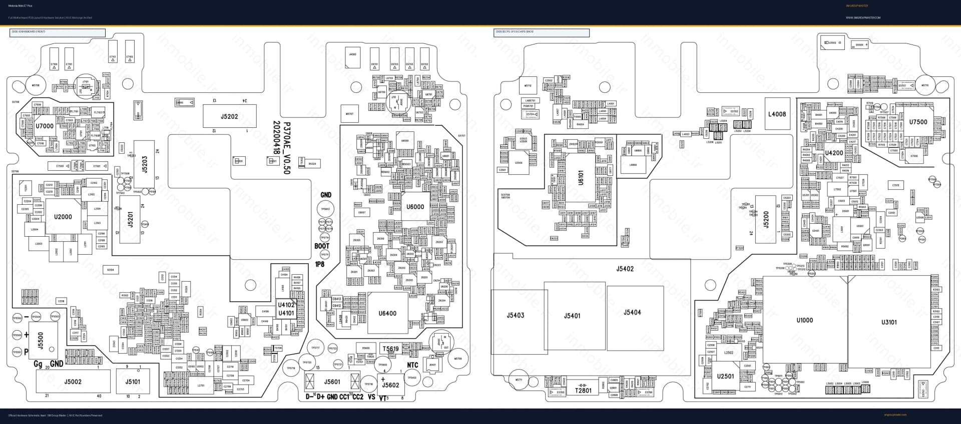 Preview image for Motorola Moto E7 Plus Hardware Solution & Motherboard Layout