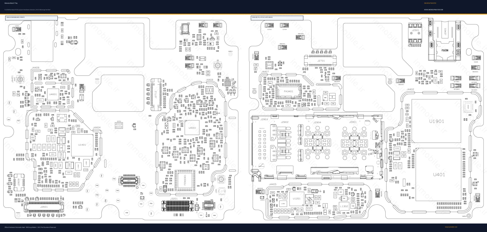 Preview image for Motorola Moto G7 Play Hardware Solution & Motherboard Layout