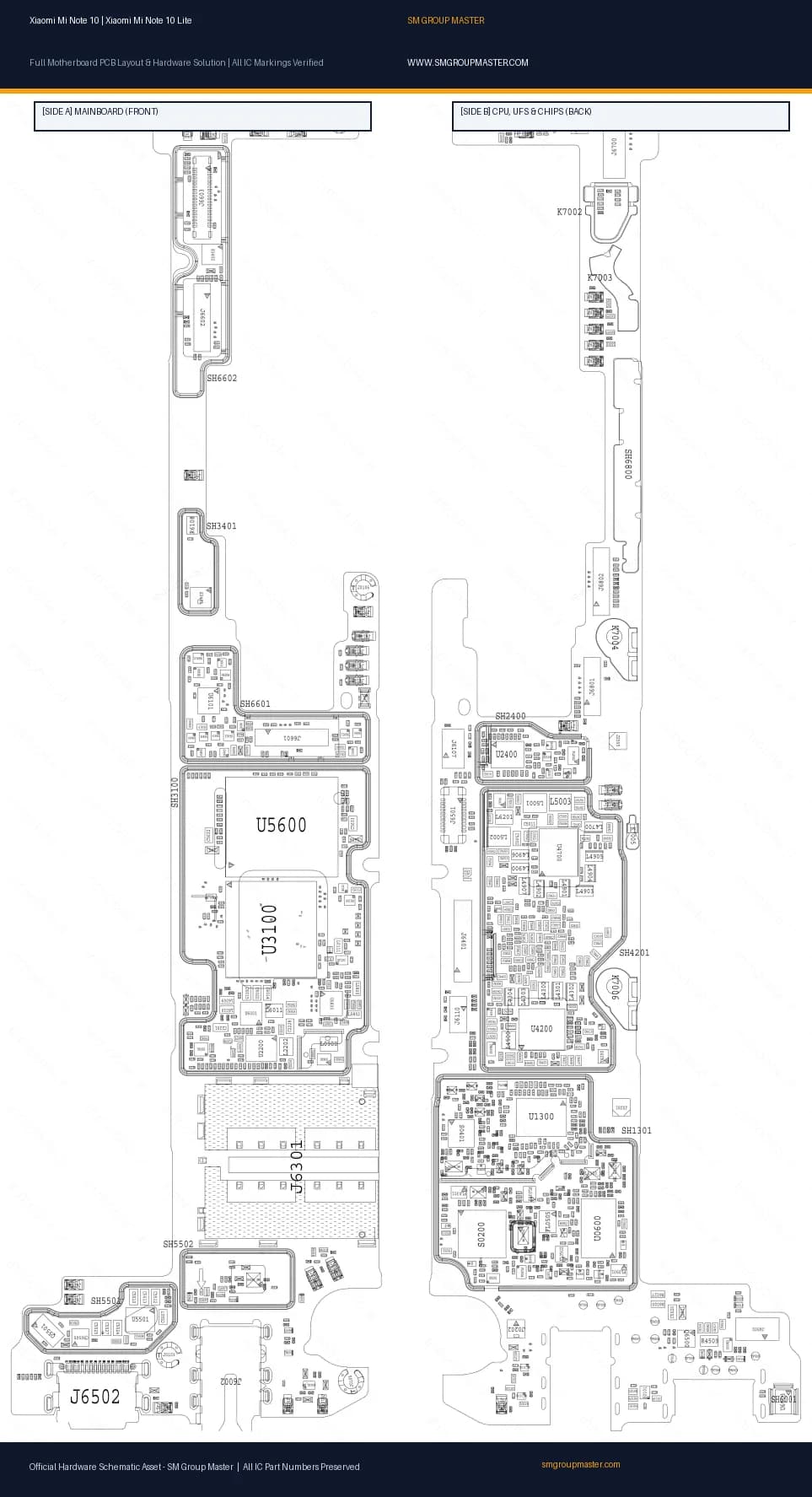 Preview image for Xiaomi Mi Note 10 | Xiaomi Mi Note 10 Lite Hardware Solution & Motherboard Layout
