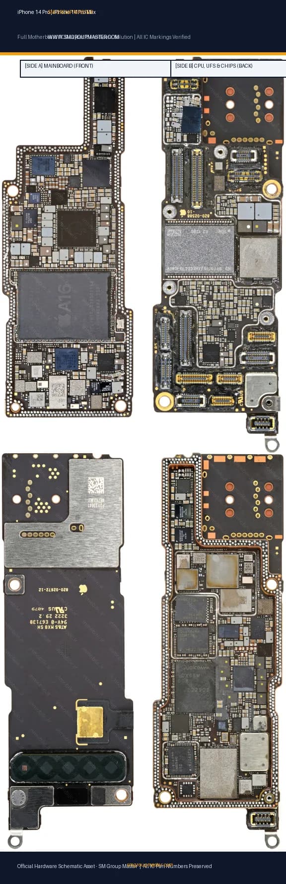 Preview image for iPhone 14 Pro | iPhone 14 Pro Max Hardware Solution & Motherboard Layout